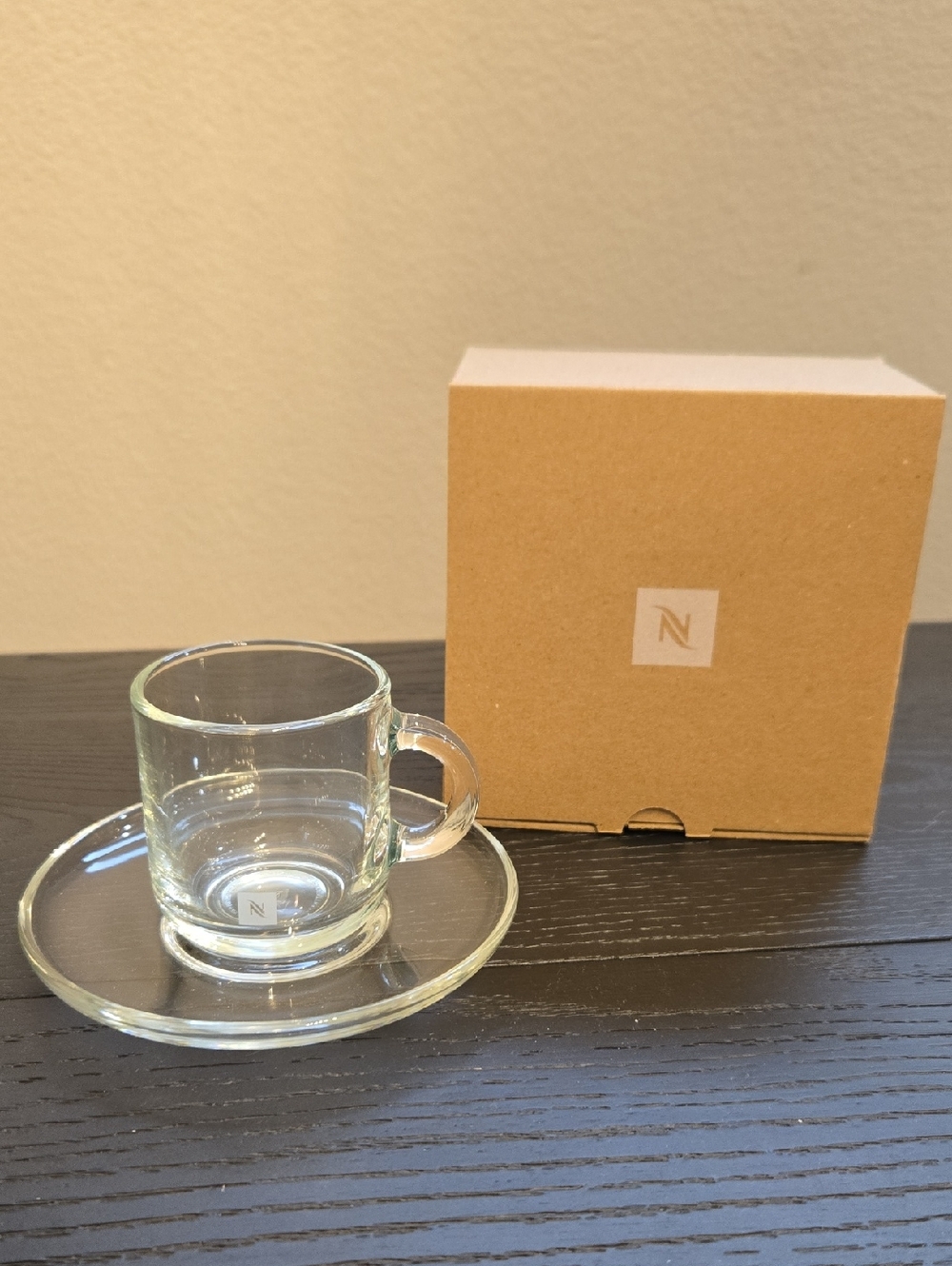 NWT Nespresso Vertuo Espresso Cup & Saucer